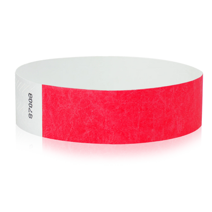 3/4" Solid Color Tyvek® Wristbands