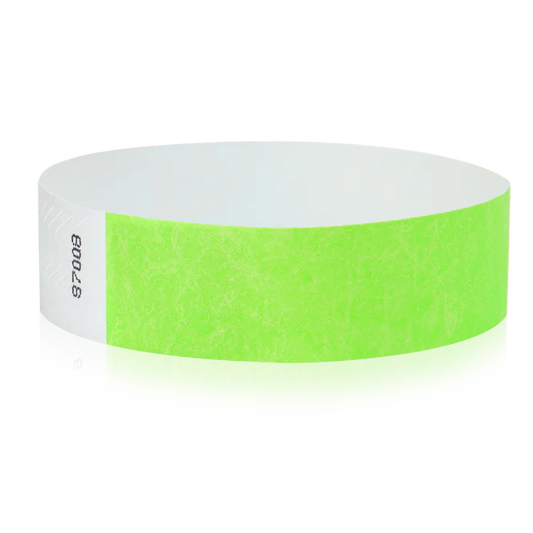 3/4" Solid Color Tyvek® Wristbands