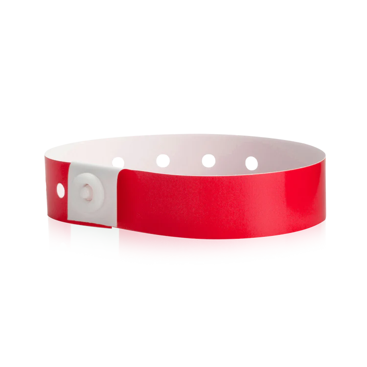 5/8" Regular Solid Color Plastic Wristbands