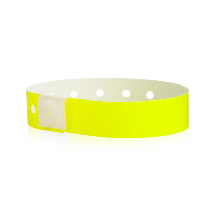 5/8" Regular Solid Color Plastic Wristbands